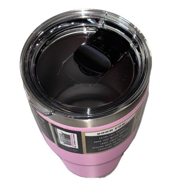 YETI RAMBLER® 30oz  Vacuum Insulated Cup Tumbler Magslider Lid Pink NWT - Picture 6 of 10